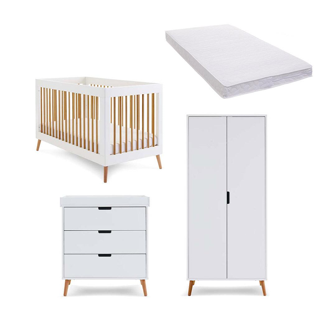  Obaby Maya 3 Piece Room Set - White + Natural、mySite、merchandisen