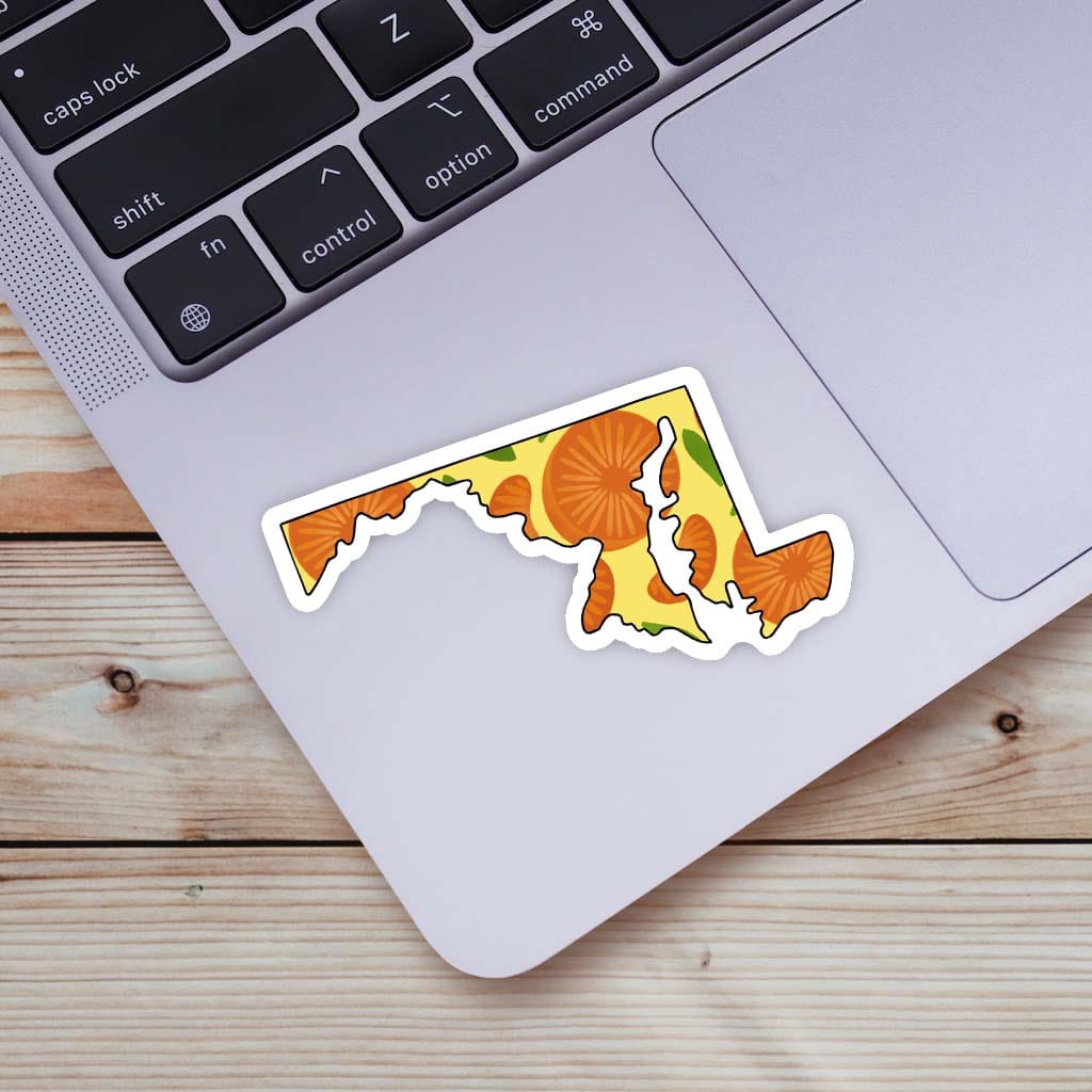  Maryland Orange & Yellow Fruit Sticker、mySite、ghnorth