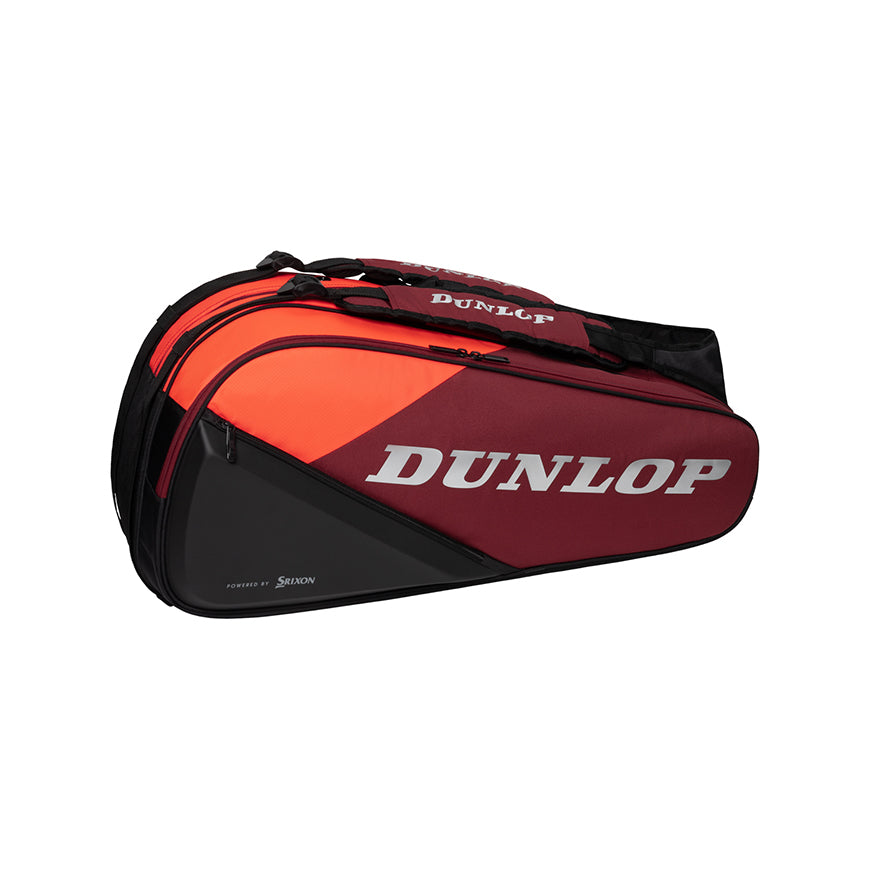 Dunlop CX Performance 8 Pack Racquet Bag (Red/Black)