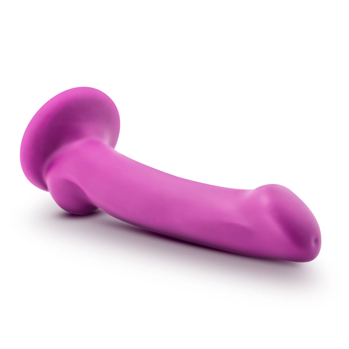 Avant By Blush® | Ergo Mini Violet D9: Artisan 7 Inch Thin Dildo with Suction Cup Base - Elegantly Made with Smooth Ultrasilk® Purio™ Silicone、mySite、bottomscart