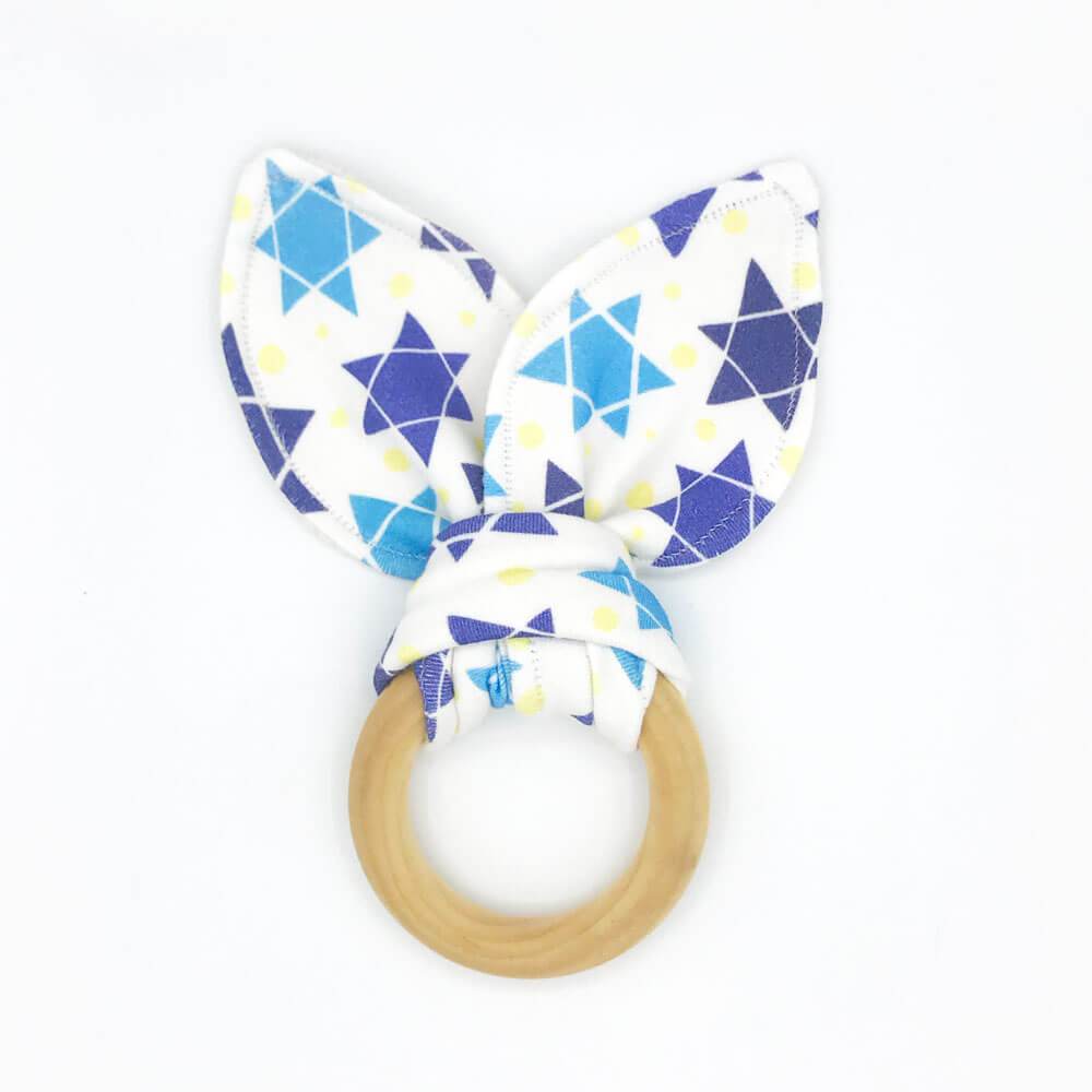Star of David Teether - Organic Cotton & Organic Maple、mySite、topwebapps
