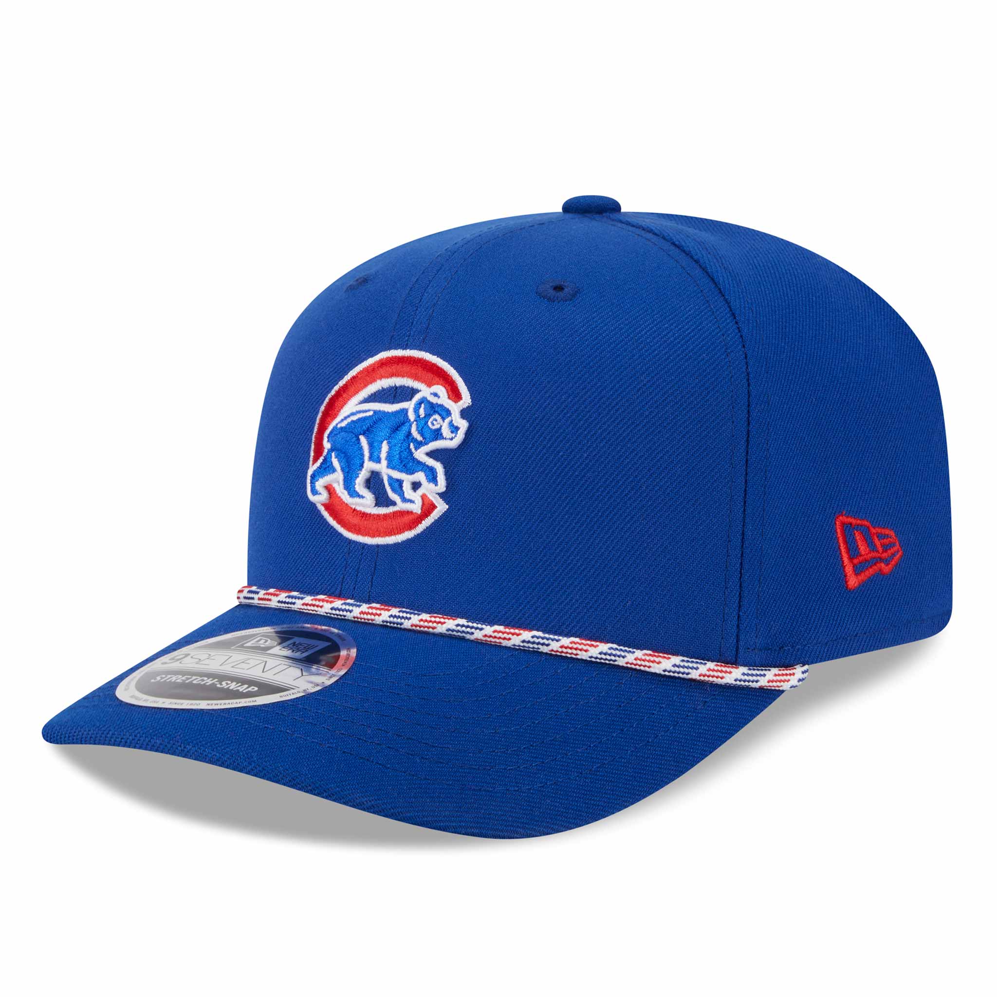 Chicago Cubs New Era Walking Bear Royal Blue Multi Rope 9SEVENTY Stretch Snap Adjustable Cap、mySite、vikingsvslions