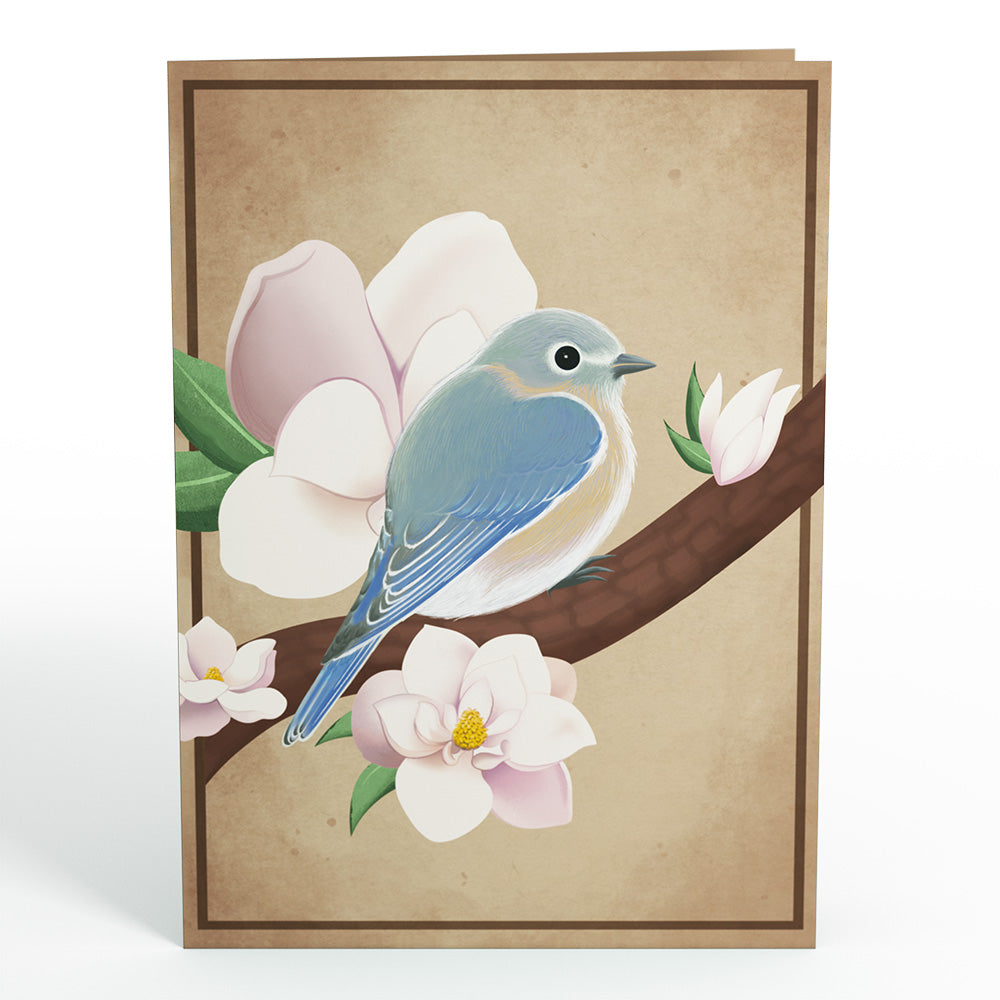 Pink Magnolia Tree Pop-Up Card、mySite、solidvoid