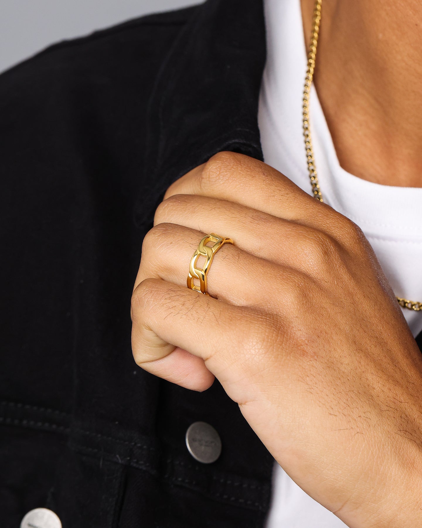 NXS Cuban Ring Gold、mySite、zt4zffjzw