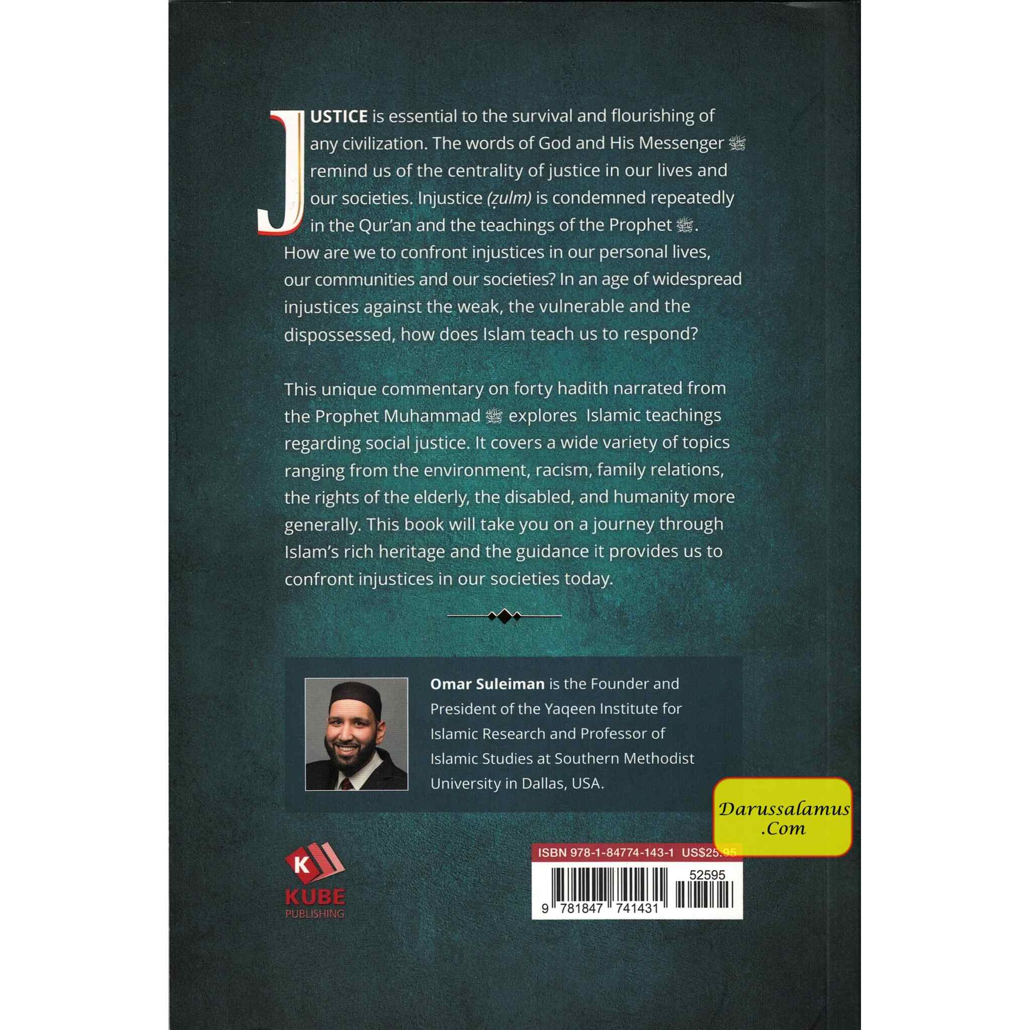 40 on Justice; The Prophetic Voice on Social Reform By Omar Suleiman、mySite、topwebapps