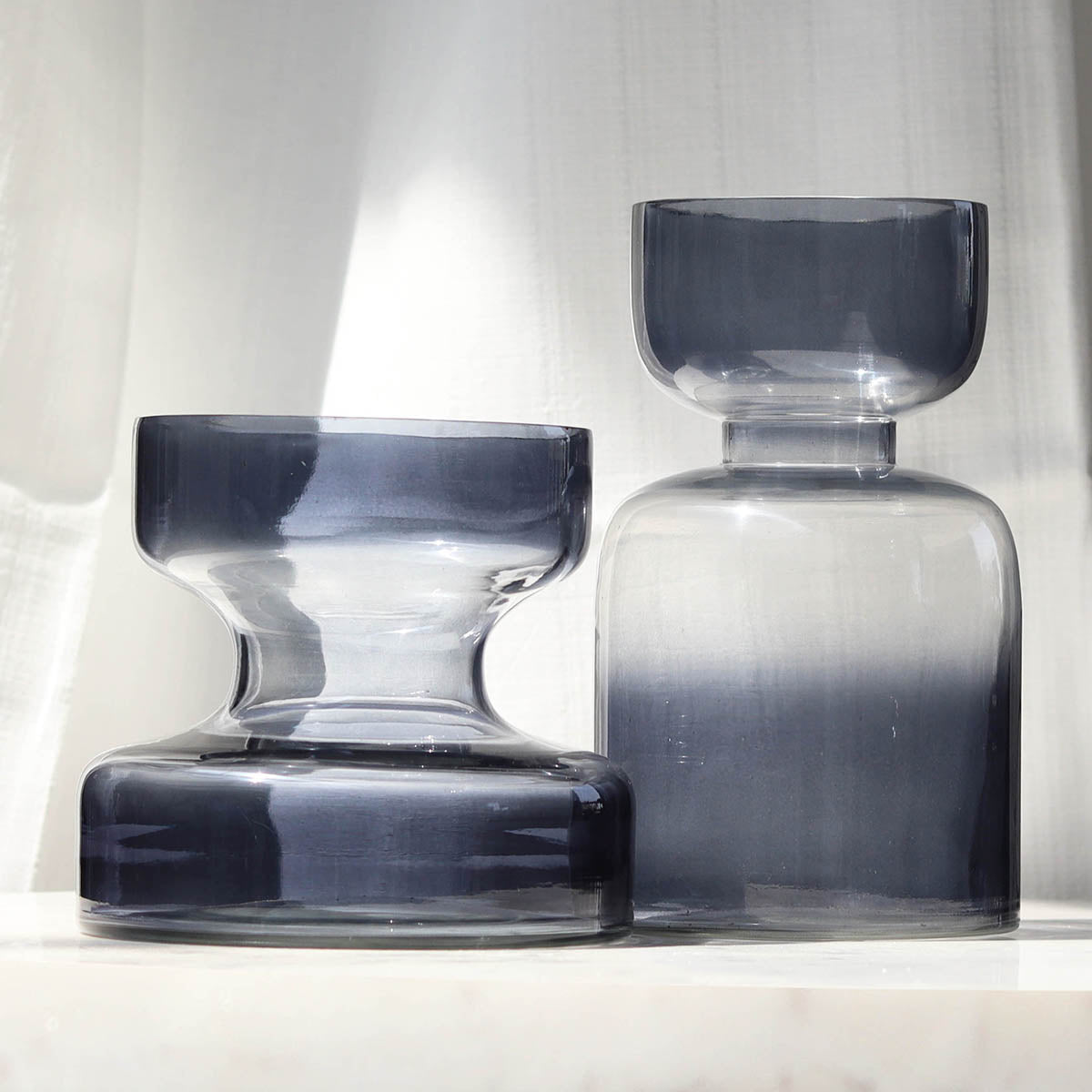 Delisted-Glass Home Decor Vase | Slate Grey、mySite、camillekostekn