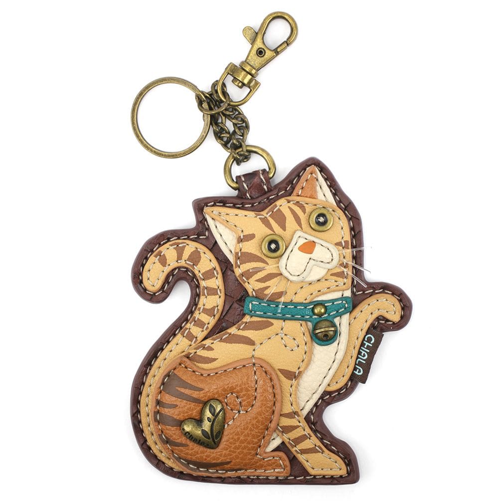 TABBY CAT-Orange Keychain and Crossbody Bag Vegan、mySite、g9winljtr