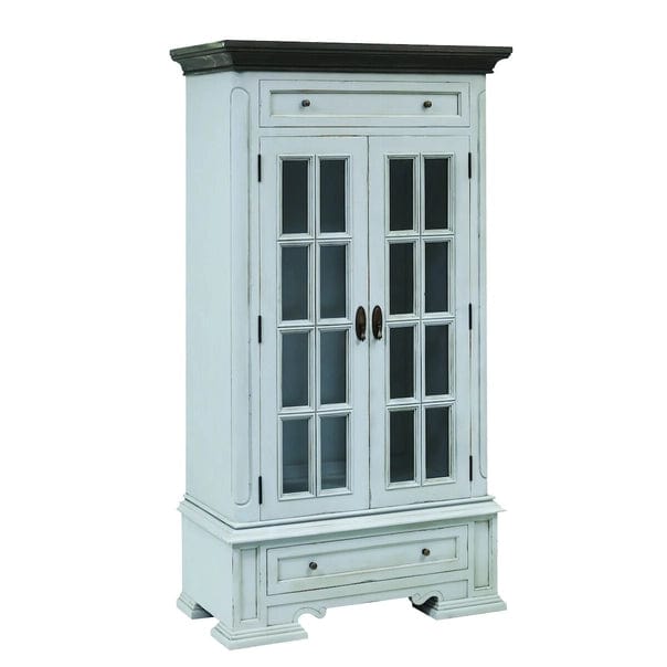 Hartford Hand-Painted Wood Storage Cabinet、mySite、g9winljtr