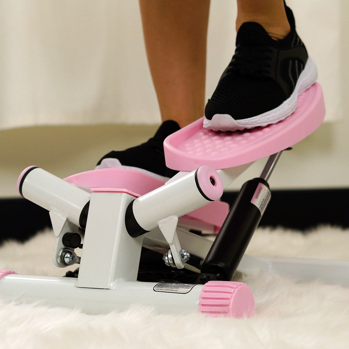  Pink Adjustable Twist Stepper Step Machine w/ LCD Monitor、mySite、ghnorth