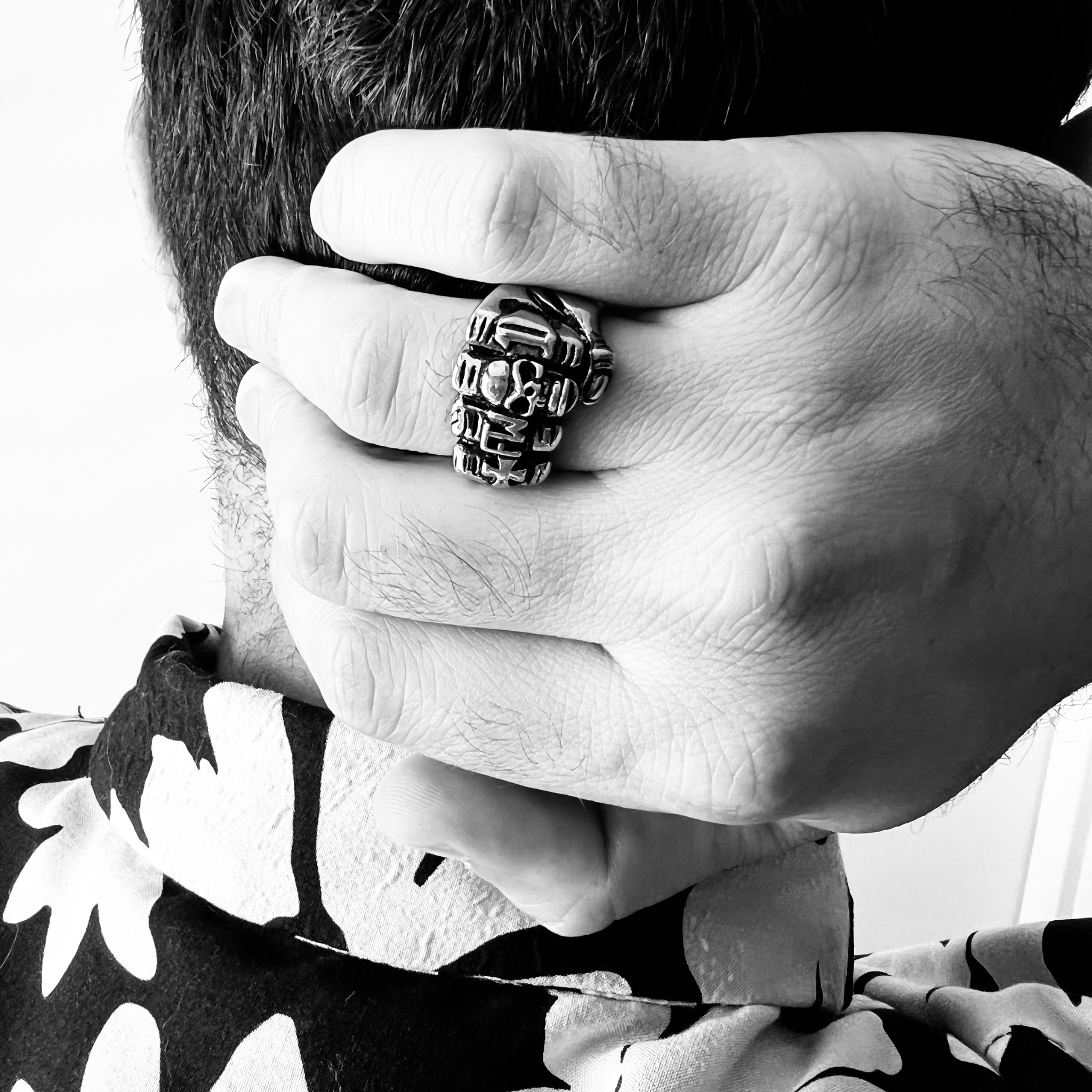 Stainless Steel Biker Rings Fist Ring / SCR2216、mySite、dreamappss