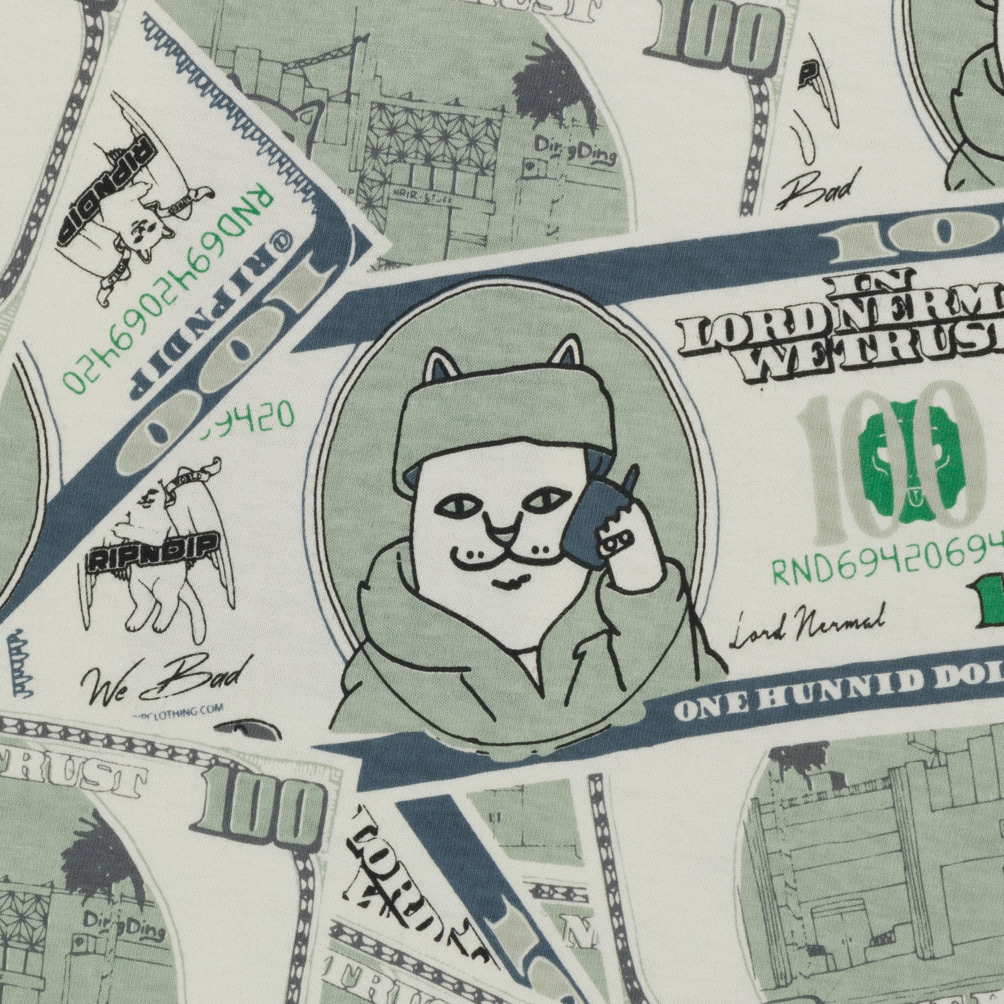  Moneybag Tee (Olive)、mySite、merchandisen