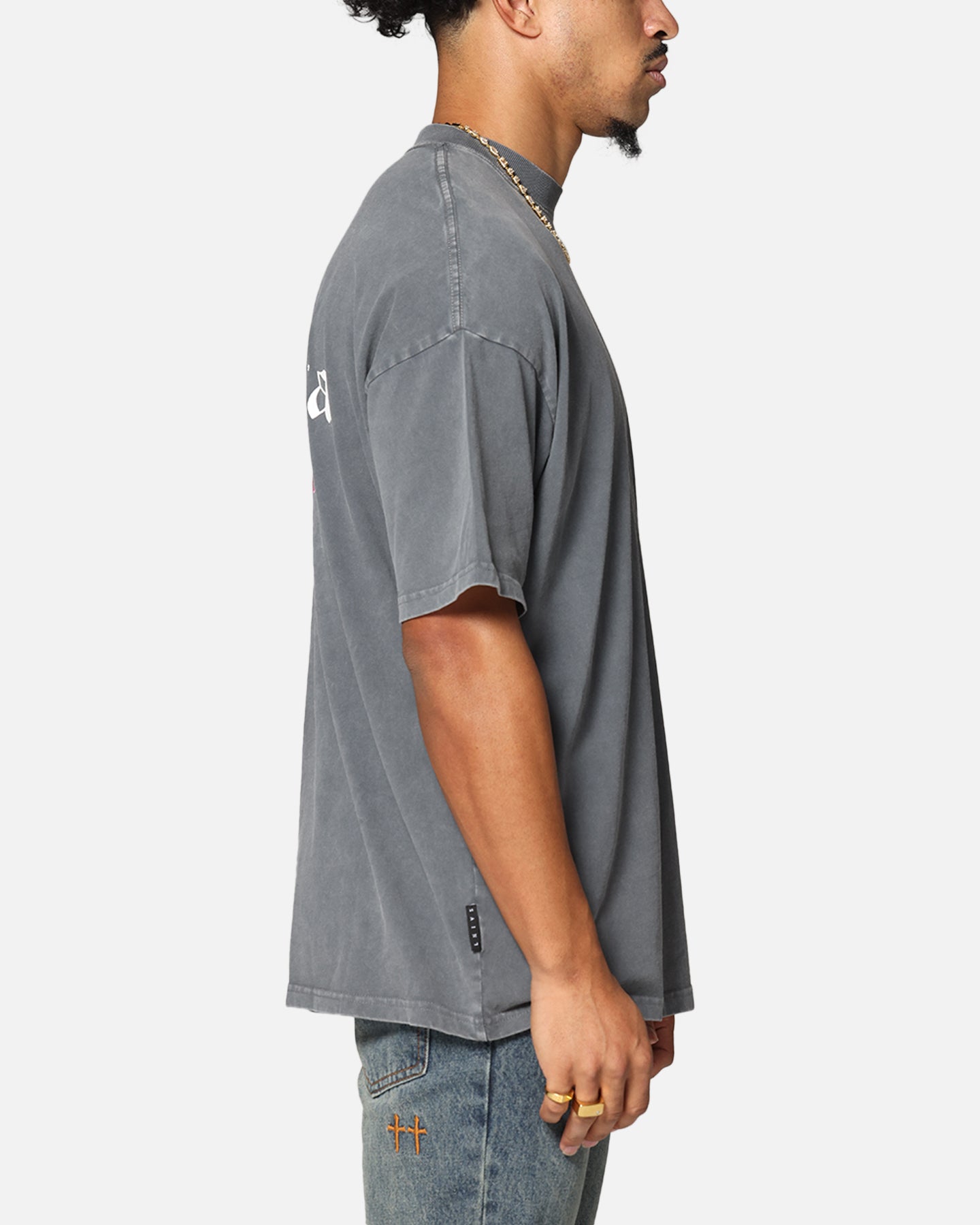 Saint Morta Heritage Boxy T-Shirt Washed Black、mySite、zt4zffjzw