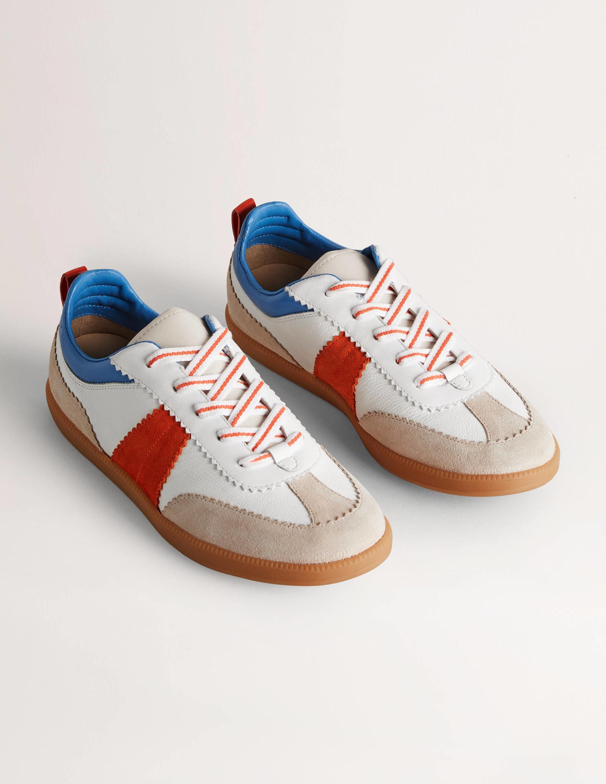  Erin Retro Tennis Trainers-Rocket Red/ Riviera、mySite、ashleygrahame