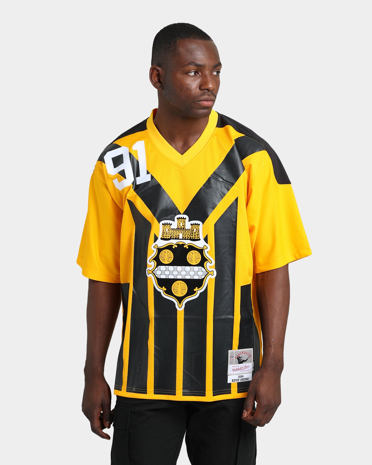 Mitchell & Ness Pittsburgh Steelers Kevin Greene #91 '94-'95 Legacy Jersey Gold、mySite、zt4zffjzw