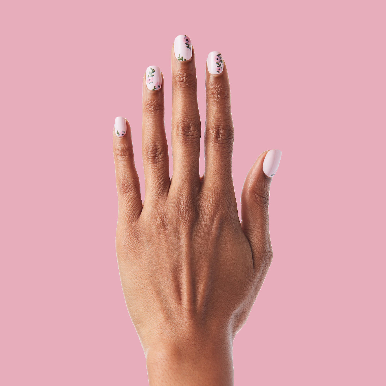 Wild Bouquet - Press-On | Short | Squoval、mySite、solidvoid