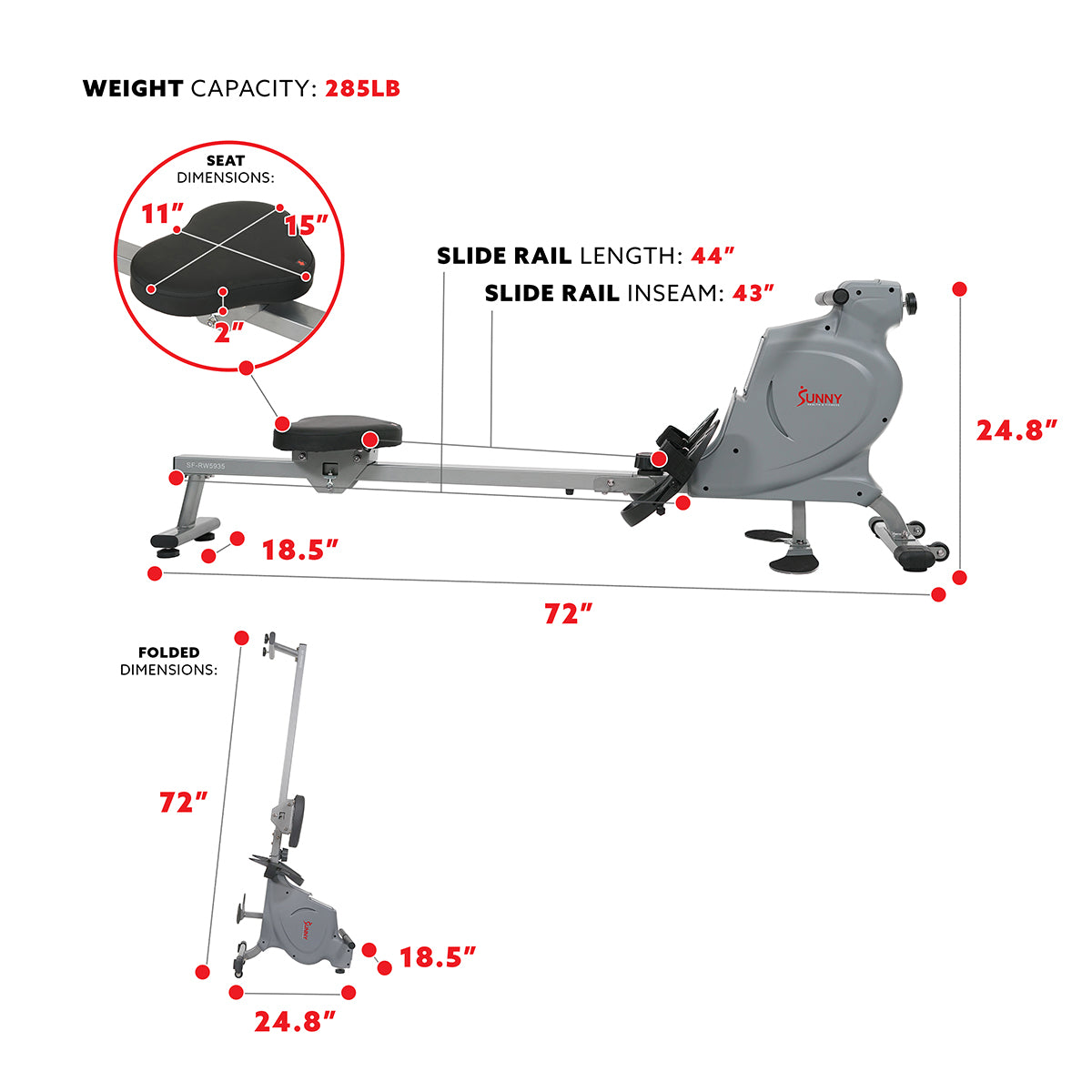  Multifunction Rower Dual Rowing Machine、mySite、ghnorth