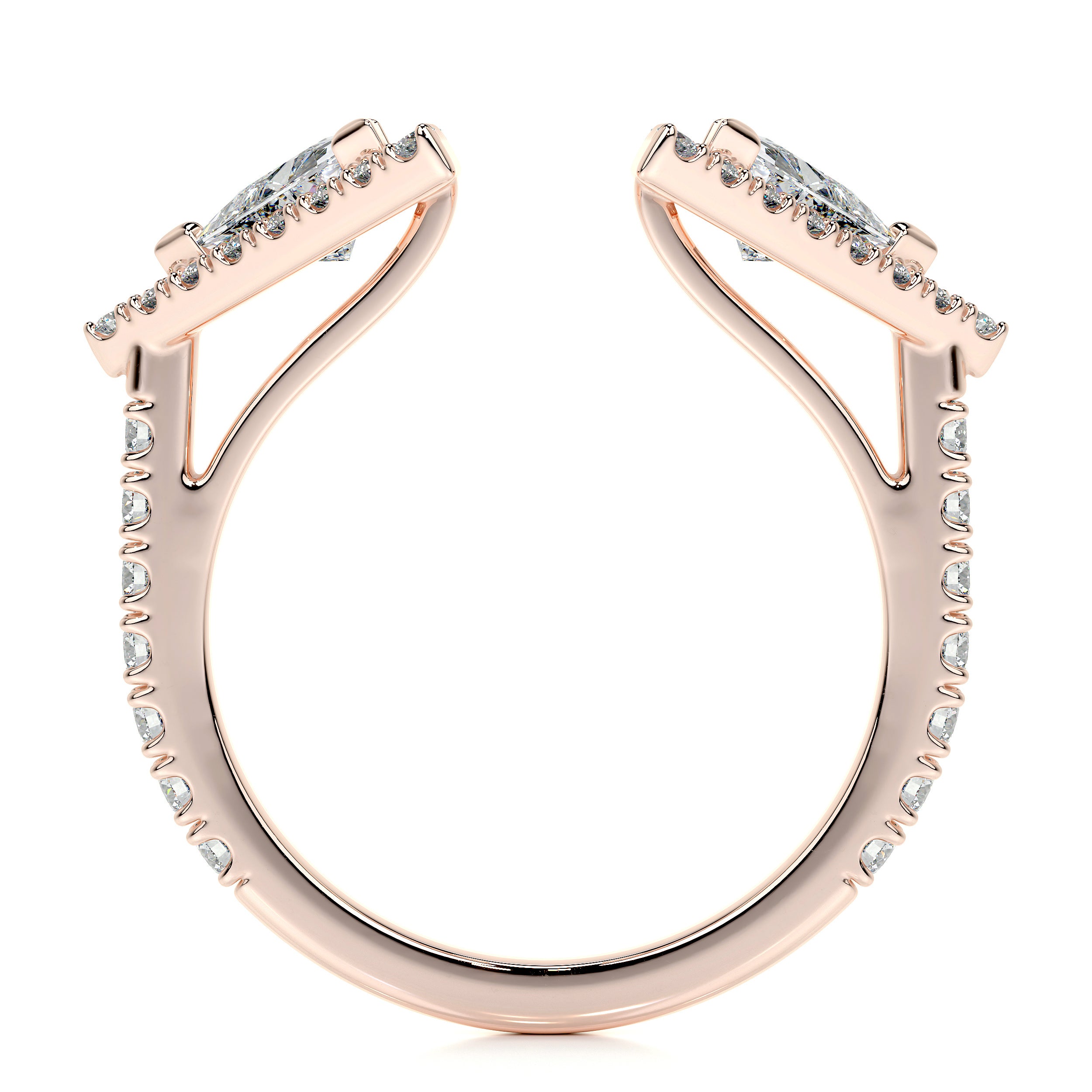 Olivia Lab Grown Diamond Wedding Ring (1 carat) -14K Rose Gold、mySite、hinf8tx79
