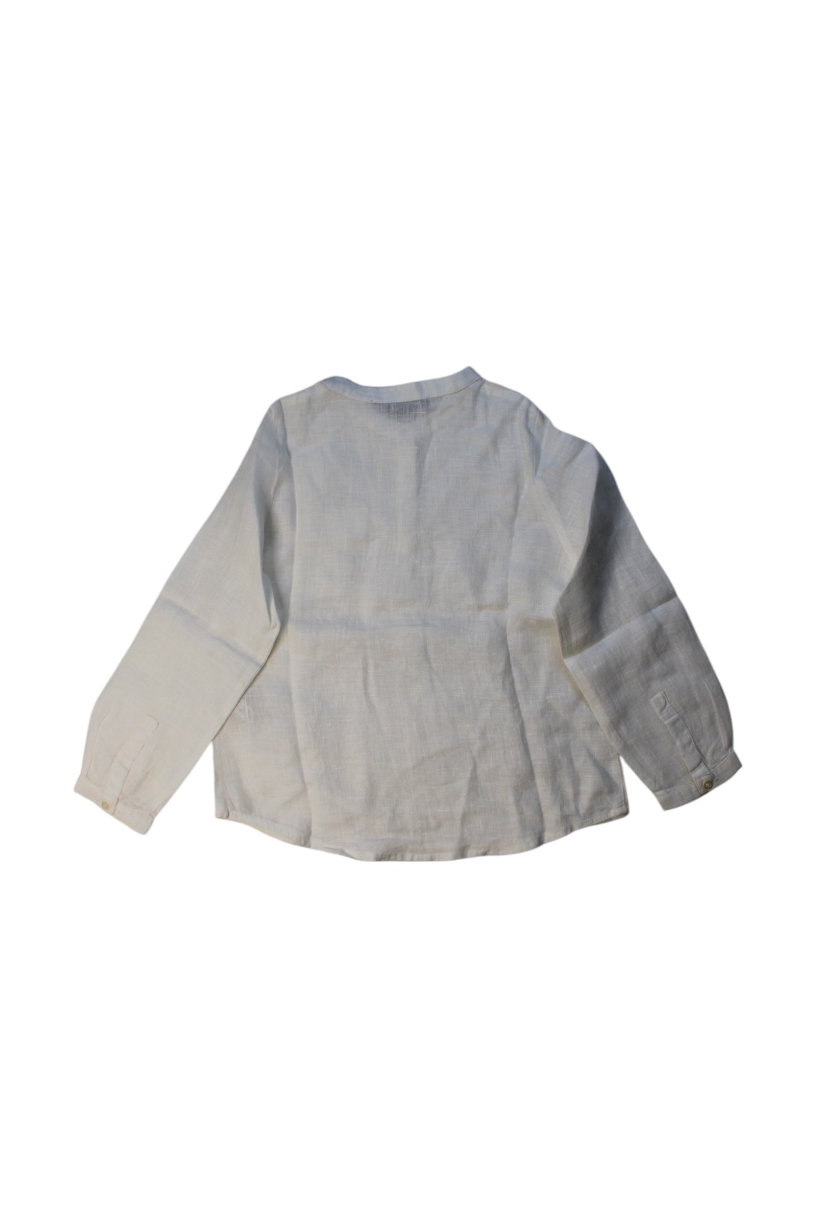 Bonpoint Linen Long Sleeve Shirt 3T、mySite、g9winljtr
