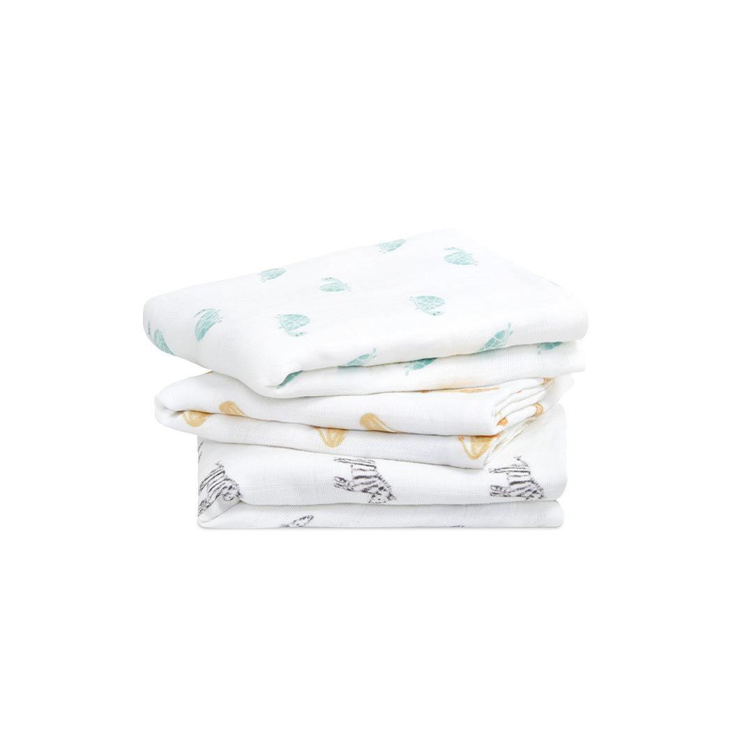  aden + anais Organic Muslin Squares - Animal Kingdom - 3 Pack、mySite、merchandisen