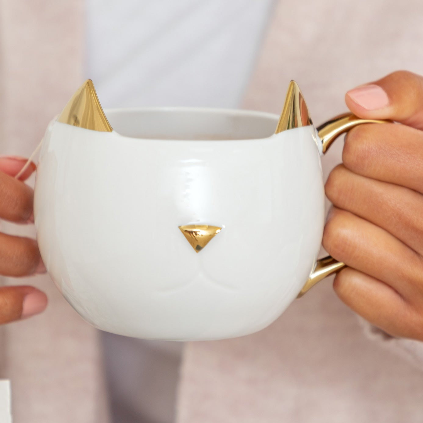 Pretty Kitty Cat Face Mug、mySite、camillekostekn