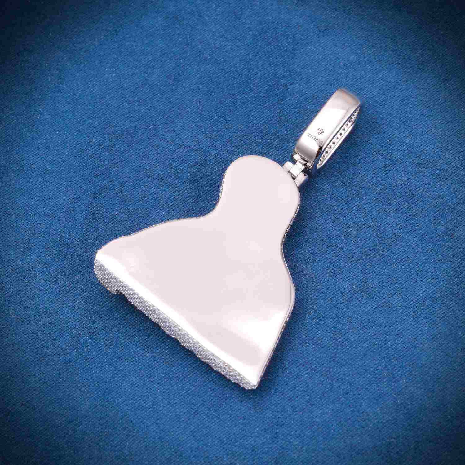 Custom Moissanite Bloody Jesus Pendant 14K Gold、mySite、hinf8tx79