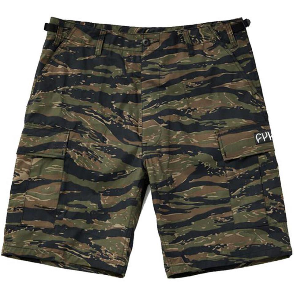  Cult Military Shorts - Tiger Camo、mySite、merchandisen