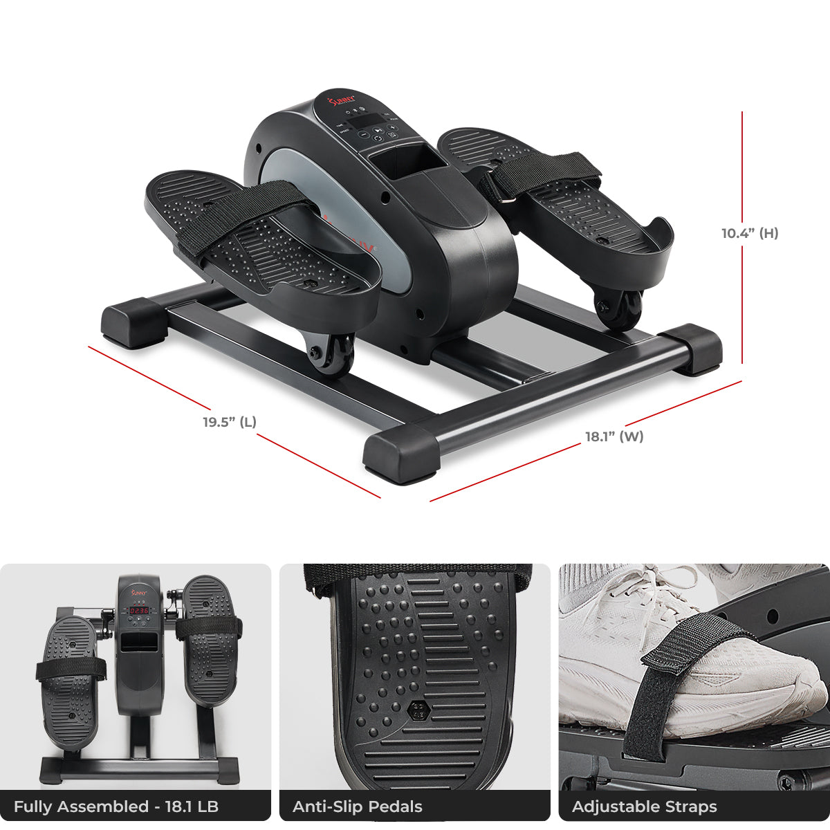  Motorized Mini Elliptical with 18-Levels Speed、mySite、ghnorth