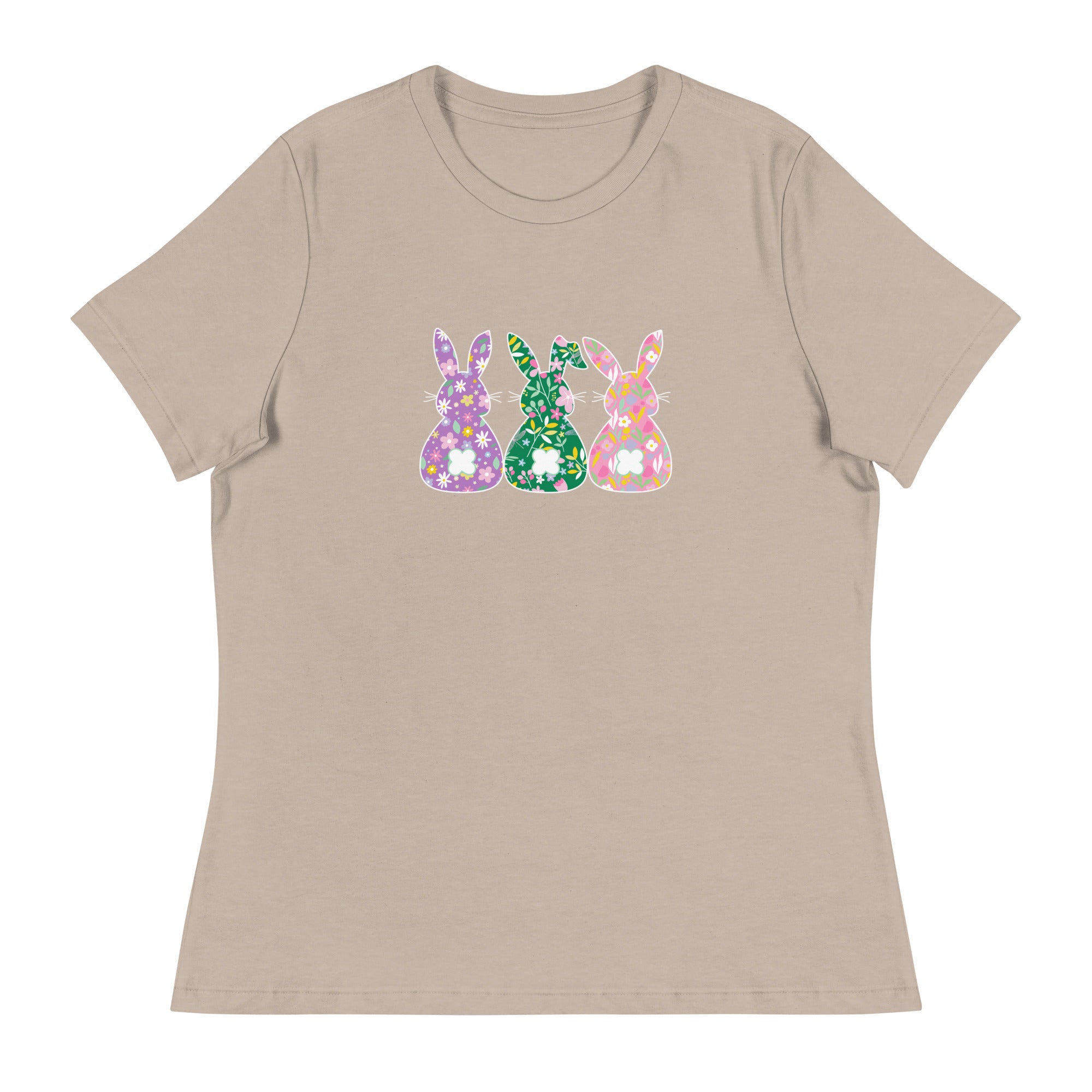 Whimsical Bunnies Women's Relaxed T-Shirt、mySite、camillekostekn