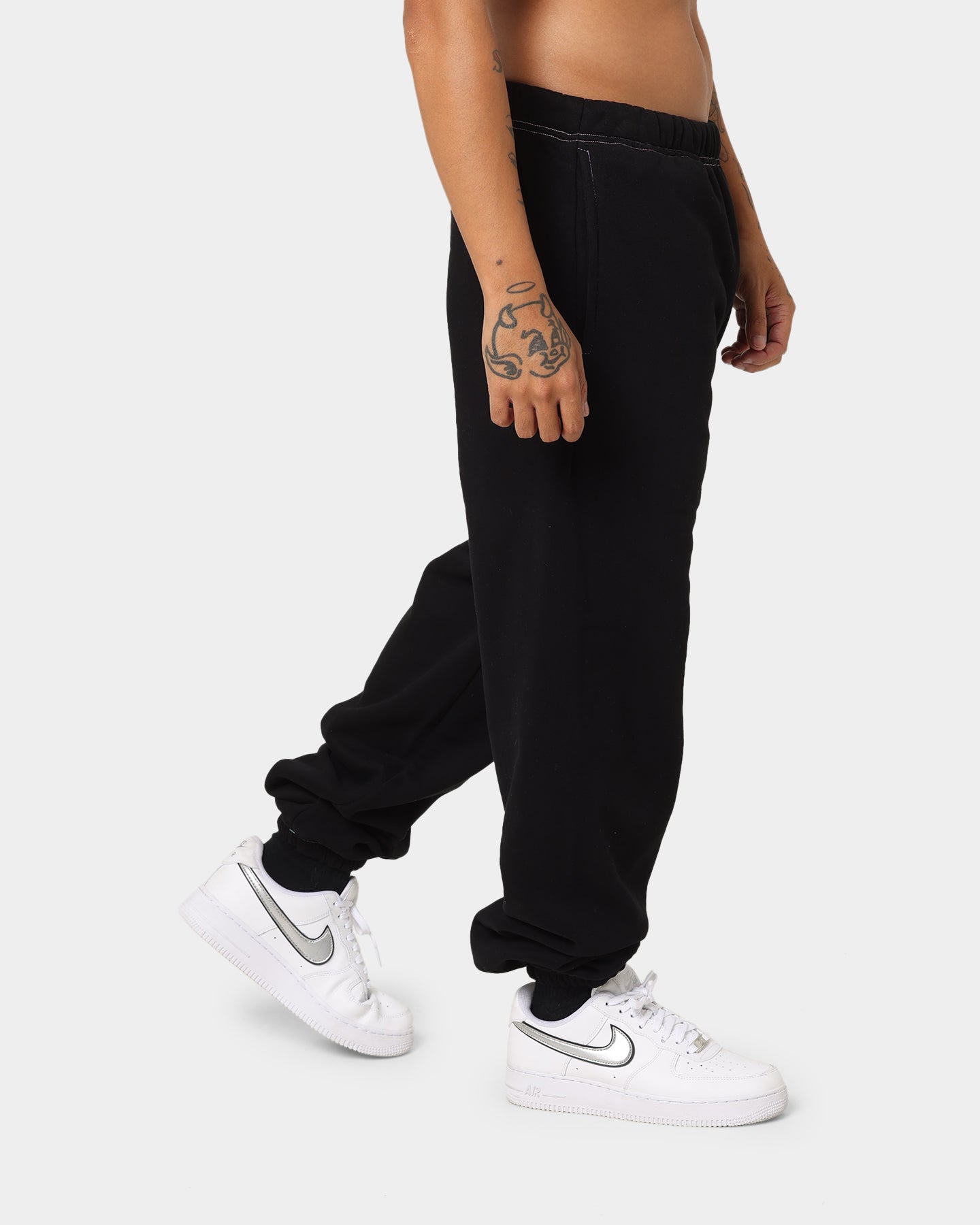 STAYCOOLNYC Puff Paint Sweat Pants Black、mySite、zt4zffjzw