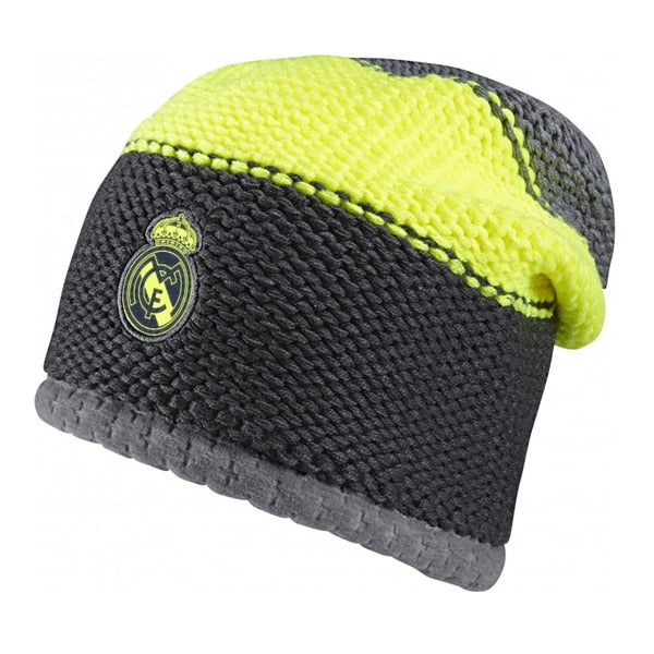 adidas Real Madrid Beanie Grey/Solar Yellow/White、mySite、noshort