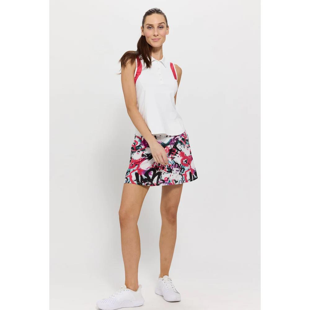 Lija Women's Love Story Kaia Polo - White/Paradise Pink