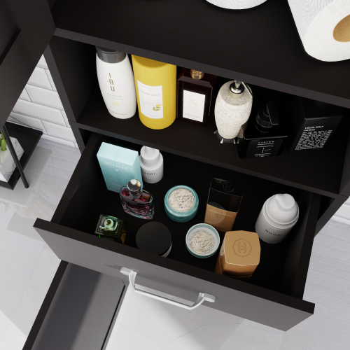 Double Door Narrow Height Slim Floor Standing Cabinet、、casual