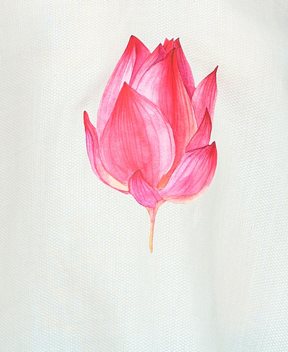 Lotus Design White Woven Cotton Tunic Top、mySite、topwebapps