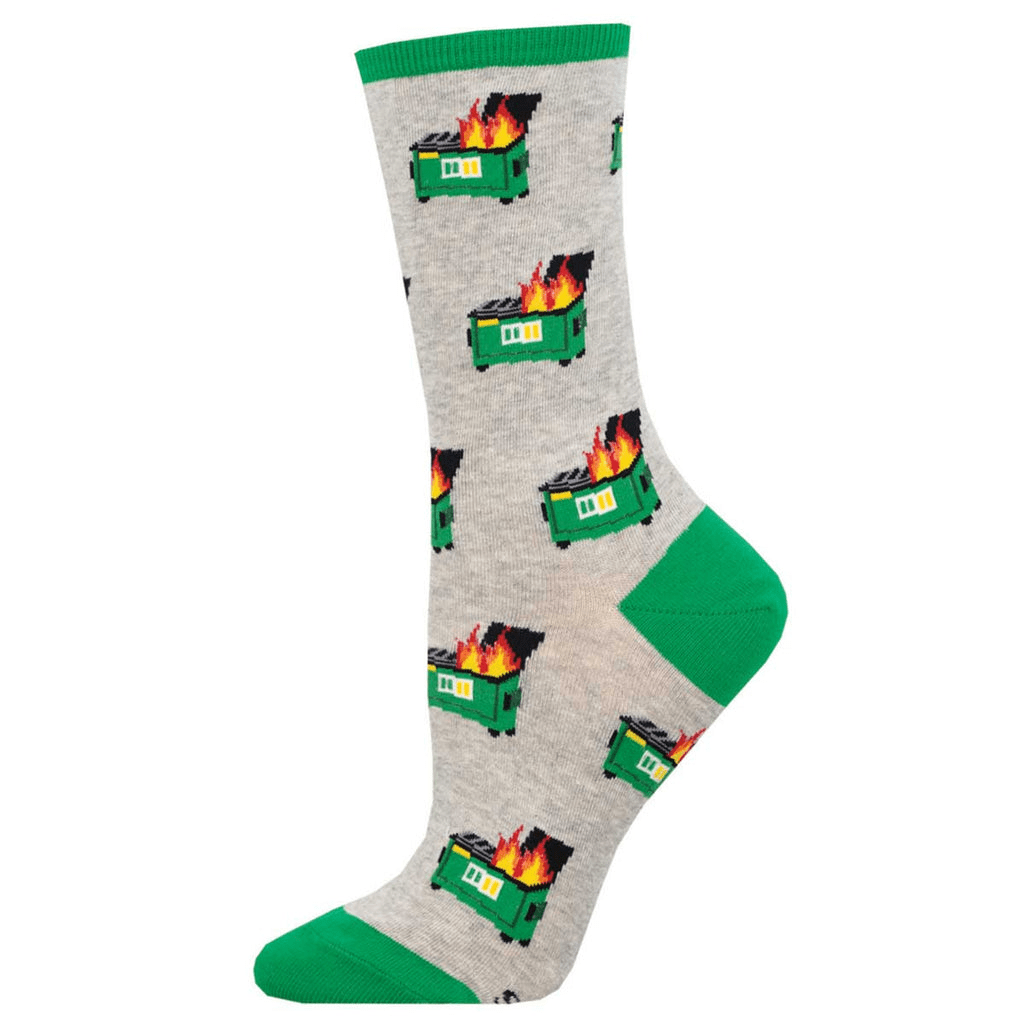  Dumpster Fire | Women | Grey Heather、mySite、preschool7hills