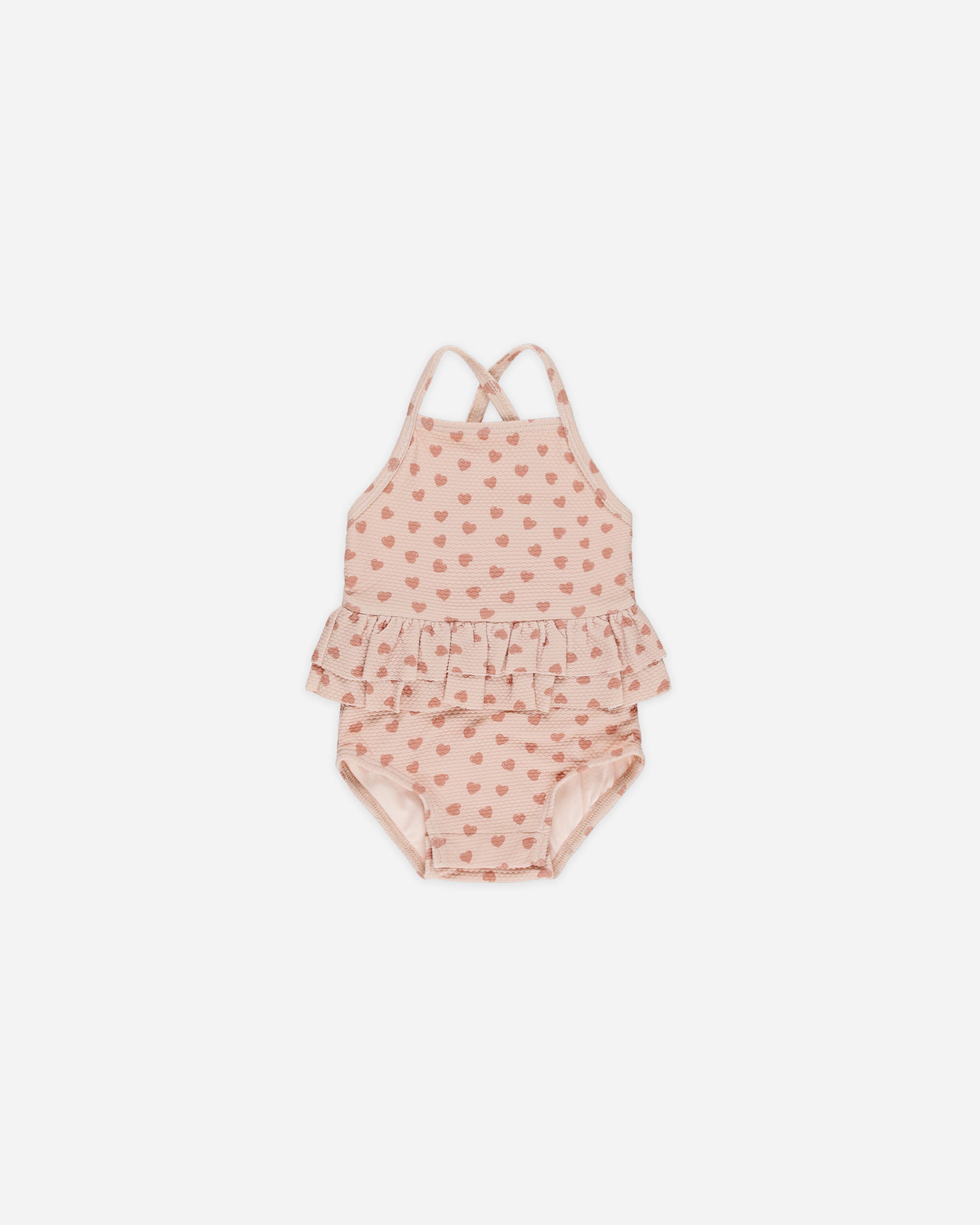  Ruffled One-Piece Swimsuit || Hearts、mySite、layawaytickets