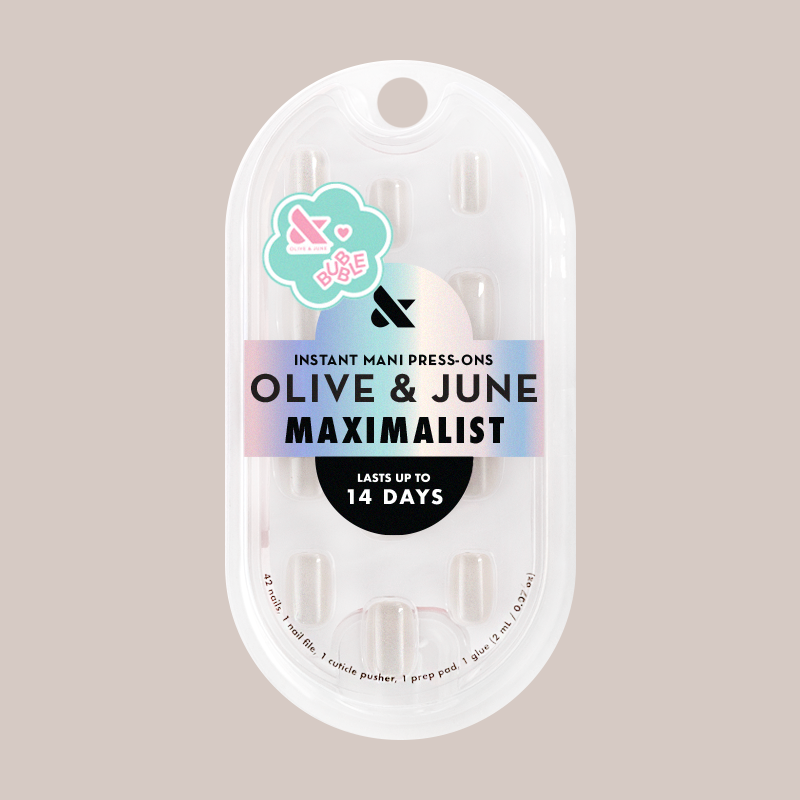 Marshmallow Velvet - Press-On | Extra Short | Squoval、mySite、solidvoid