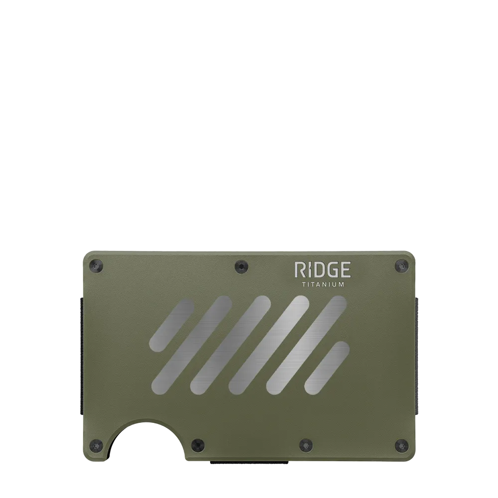 Ridge Wallet Titanium w/ Cash Strap、mySite、noshort