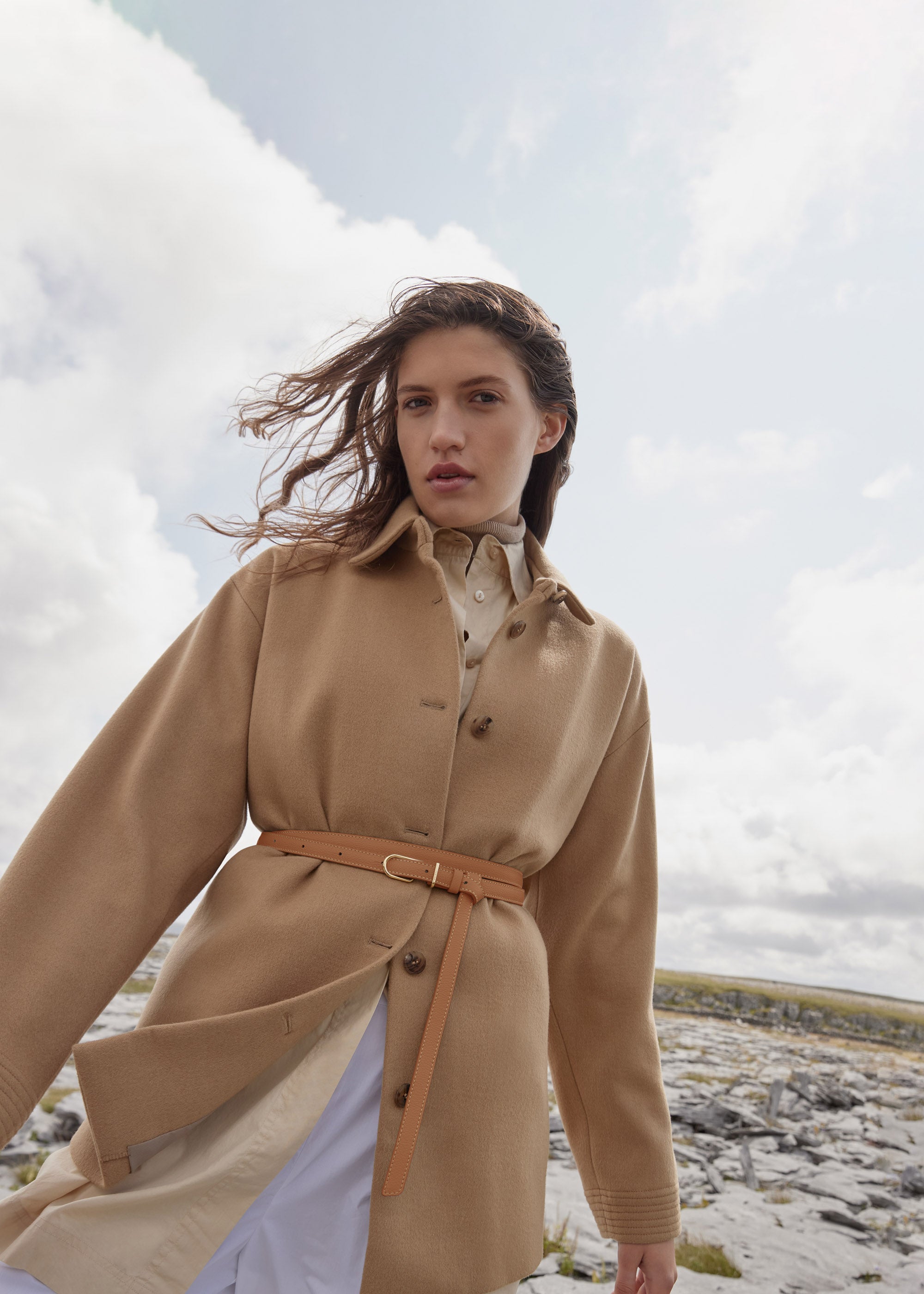 Ceinture Fine Umi - Camel Grain茅、mySite、camillekostekn