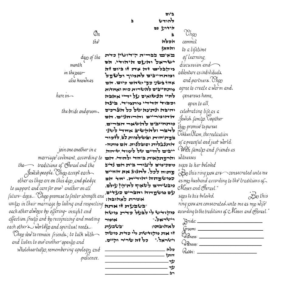  Kochi Ketubah by Amy Fagin、mySite、elrpsem3k