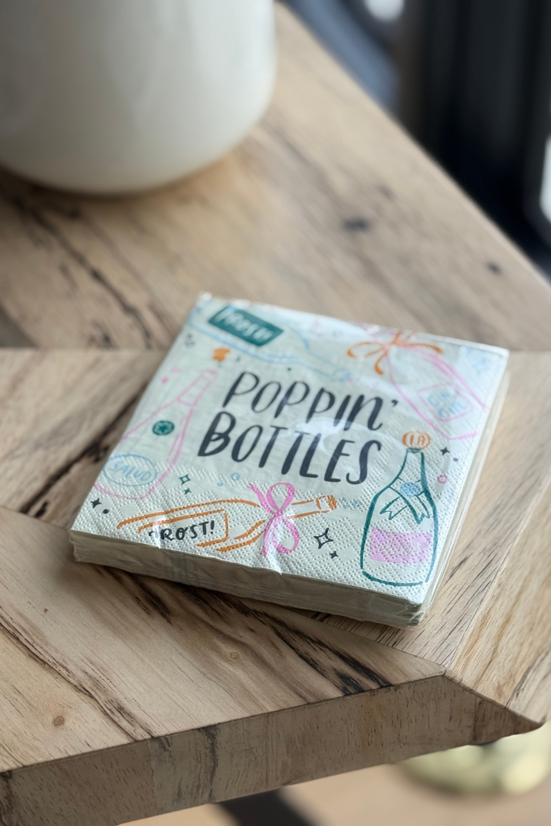 Poppin' Bottles Cocktail Napkins-20 Count、mySite、hinf8tx79