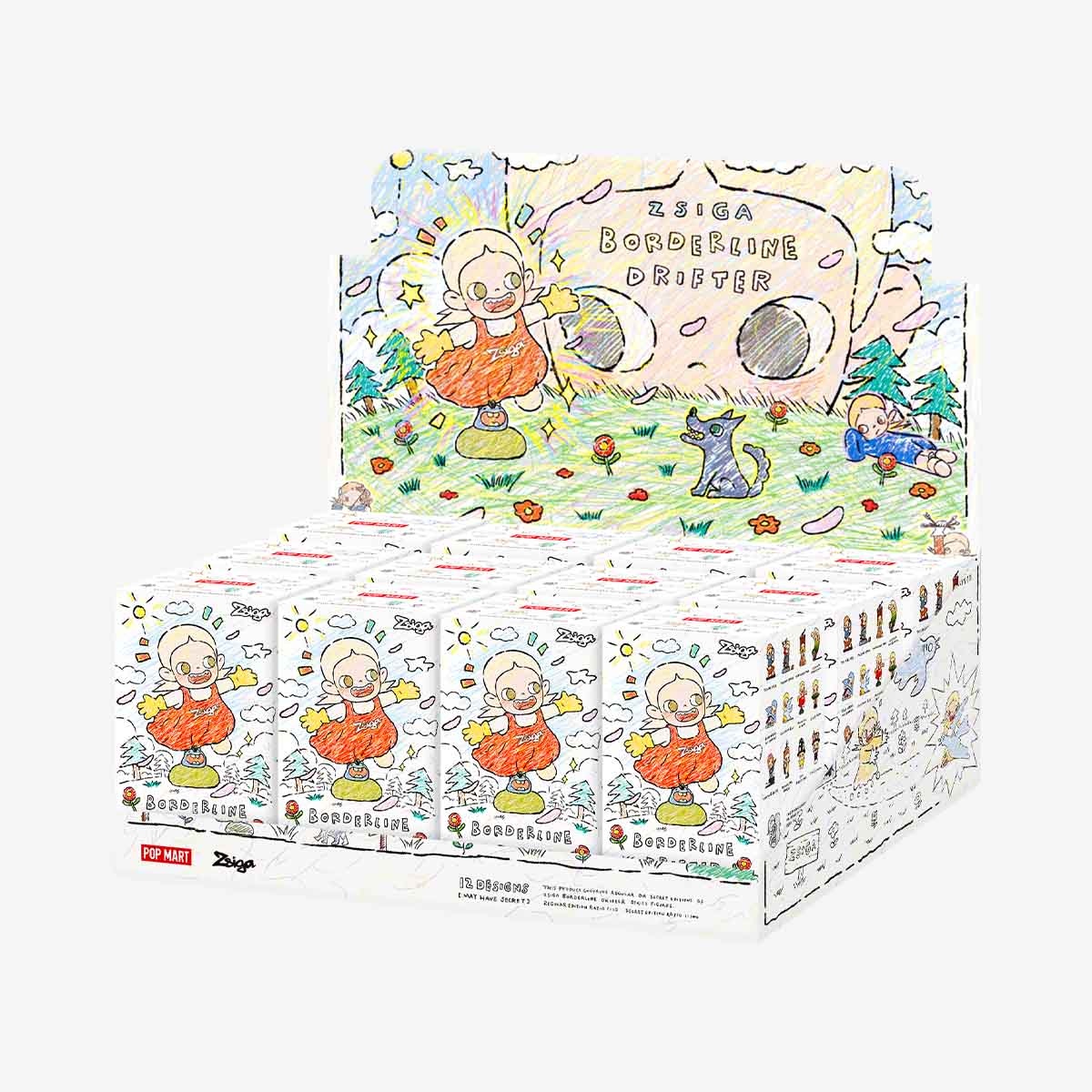  Zsiga Borderline Drifter Series Figures - Display (12 pcs)、mySite、greenlandpopulation