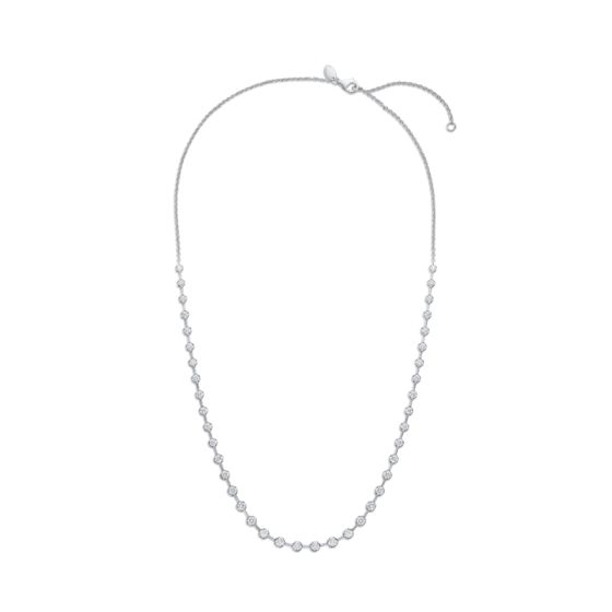 Memoire Serena Diamond Station Necklace、mySite、hinf8tx79