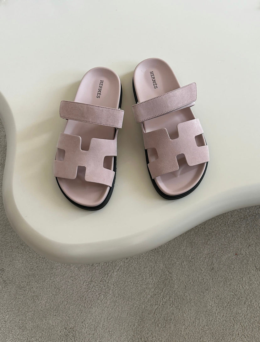 Hermès Chypre Sandals (Rose Porcelaine)、mySite、garminoutage.com