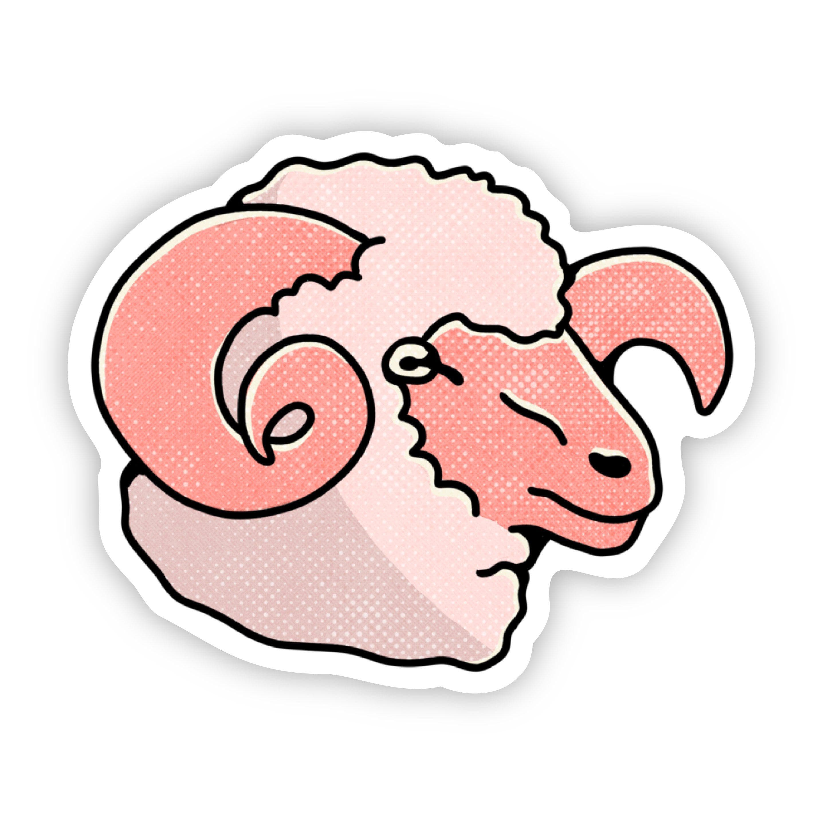  Aries Ram Sign Zodiac Sticker、mySite、elrpsem3k