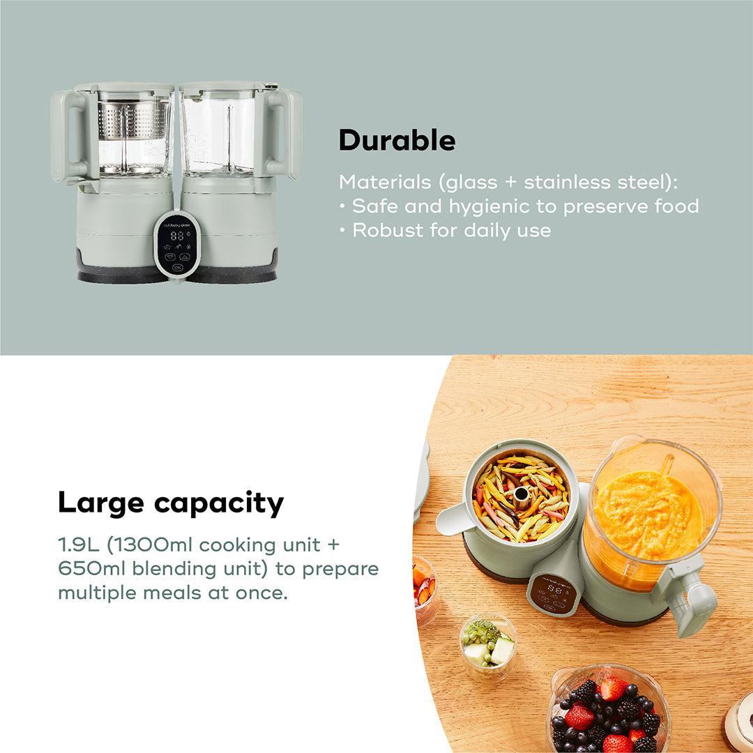  Babymoov Nutribaby Glass Baby Food Maker - Green、mySite、merchandisen