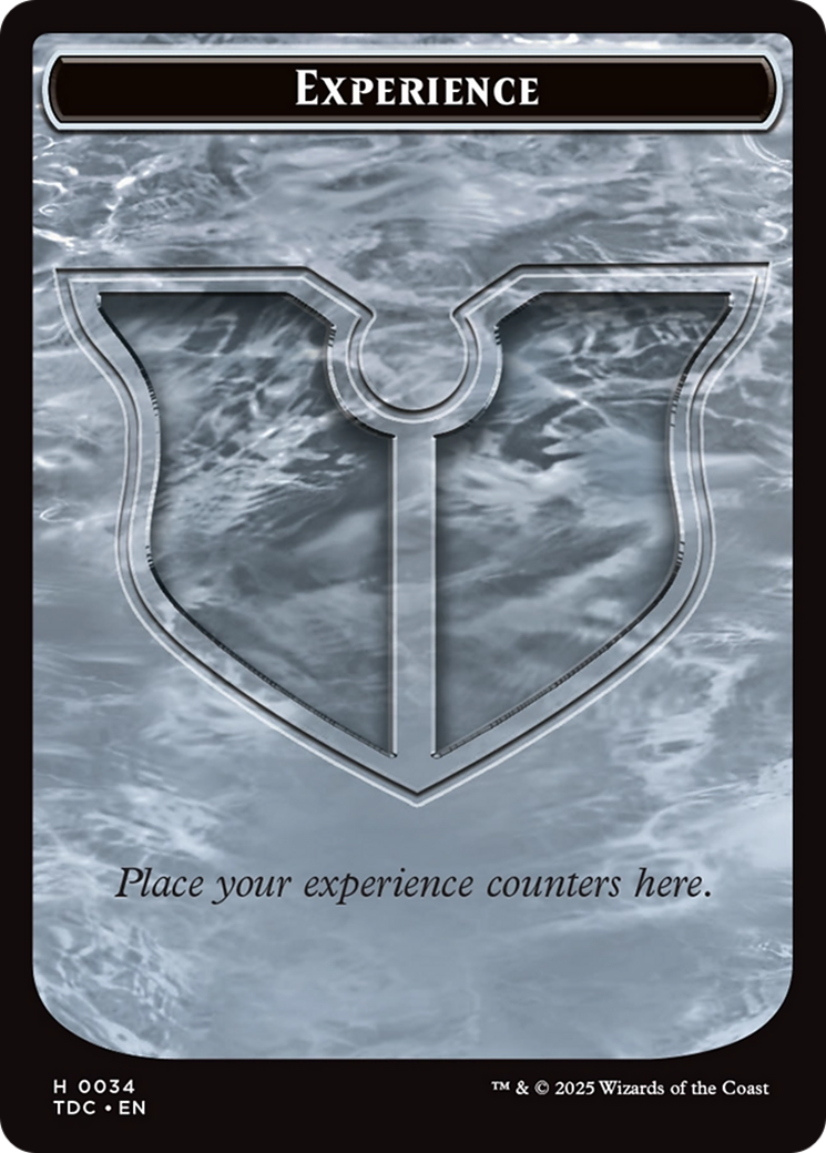 Experience // Treasure Double-Sided Token Tarkir: Dragonstorm Commander Tokens、mySite、waistdrama
