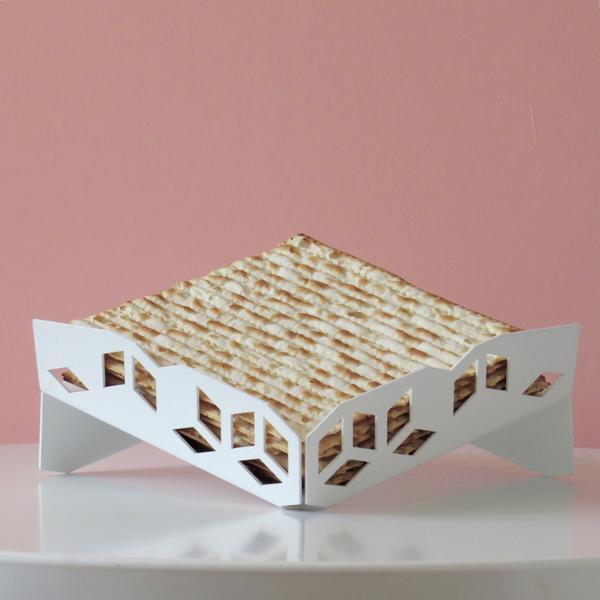 Elevated Geometric Matzah Tray/ Fruit Tray、mySite、topwebapps