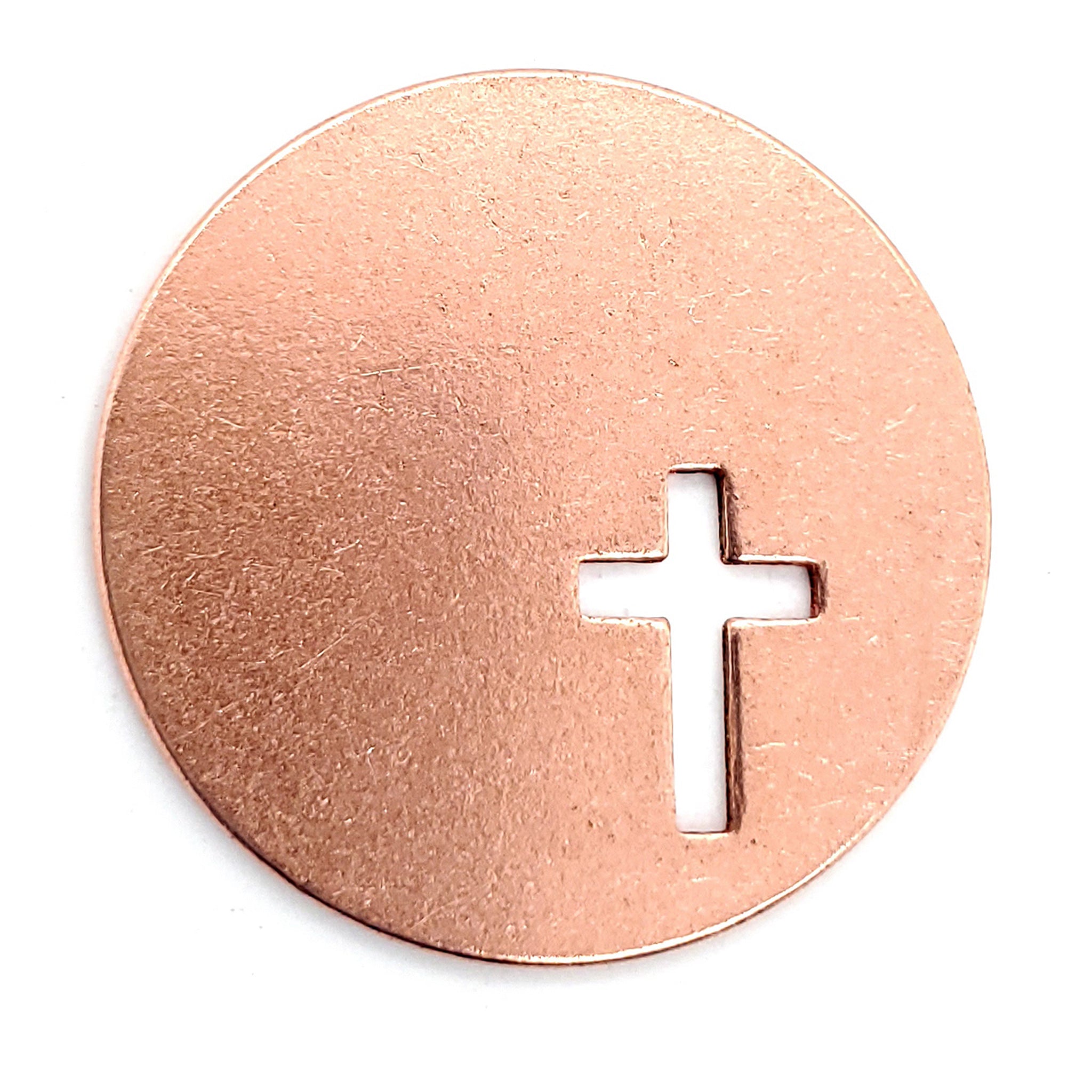 Copper Blank Round Cross Cutout Pendant / SBB0183、mySite、dreamappss