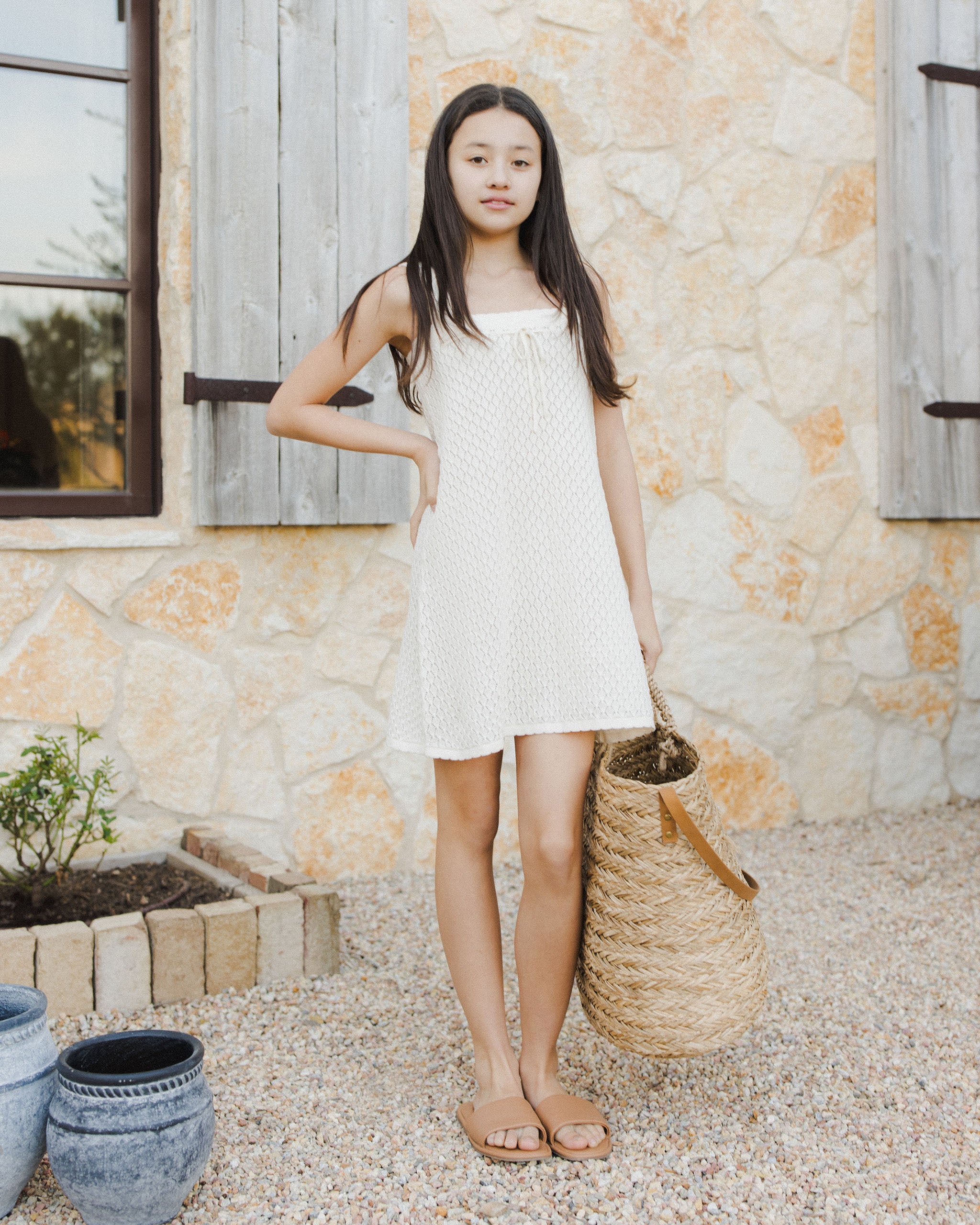  Crochet Tank Mini Dress | Ivory、mySite、layawaytickets