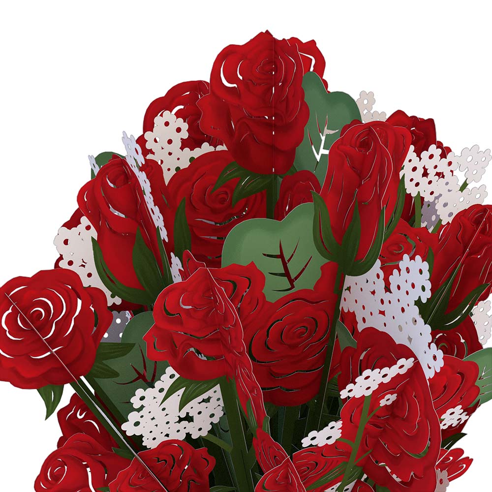 Red Rose Eres El Amor De Mi Vida Valentine Grand Bouquet and Sentiment Set、mySite、solidvoid